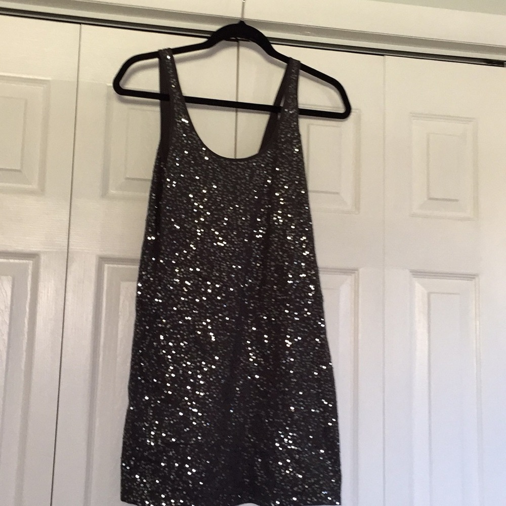 Express Sequin Tank Mini dress